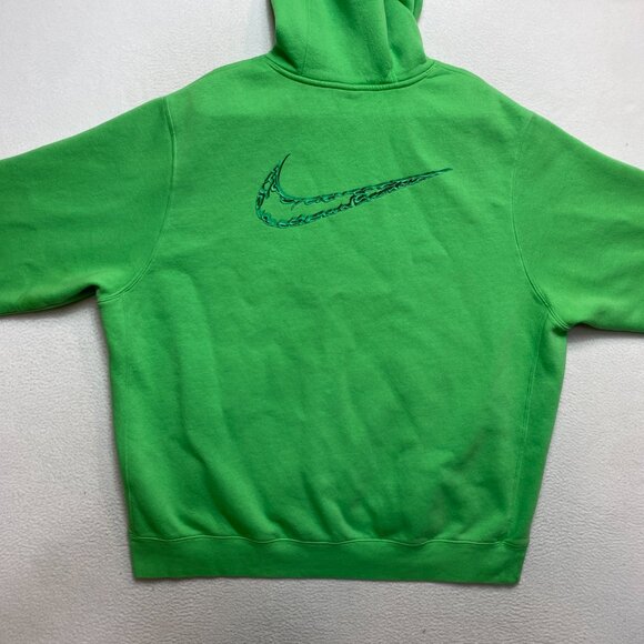 Nike Hoodie Mens 2XL Green BE NIKE Sweatshirt Pullover - Picture 11 of 14